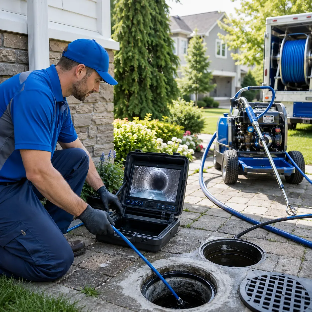 Outdoor drain cleaning professionals serving Greenwood Springs, MS